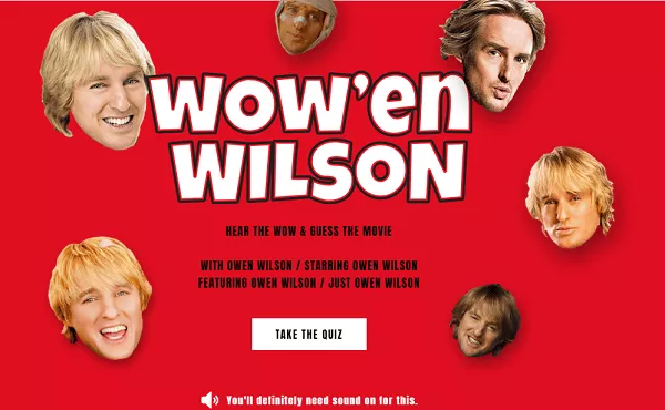 The Wow'en Wilson Quiz